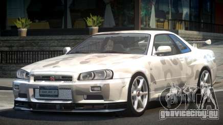 1999 Nissan Skyline R34 GT-R L1 для GTA 4