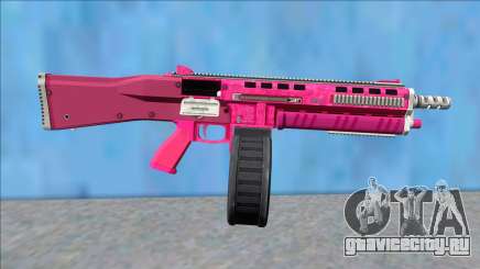GTA V Vom Feuer Assault Shotgun Pink V14 для GTA San Andreas