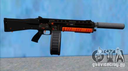 GTA V Vom Feuer Assault Shotgun Orange V7 для GTA San Andreas