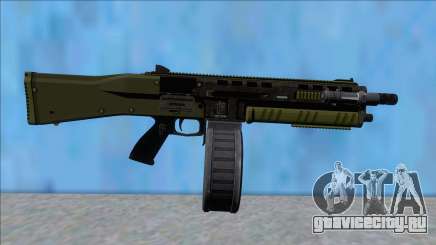 GTA V Vom Feuer Assault Shotgun Green V11 для GTA San Andreas