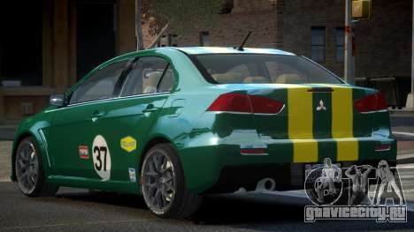 Mitsubishi Lancer X PSI-R L10 для GTA 4