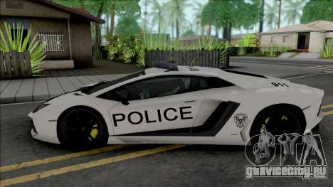 Lamborghini Aventador LP700-4 Police Rio для GTA San Andreas