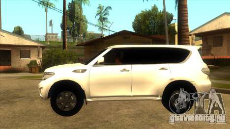 Nissan Patrol Y62 для GTA San Andreas