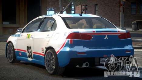 Mitsubishi Lancer X PSI-R L6 для GTA 4