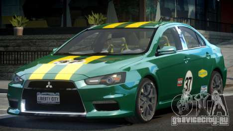 Mitsubishi Lancer X PSI-R L10 для GTA 4