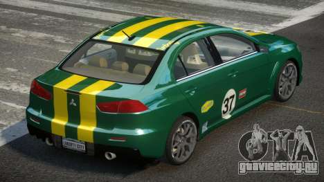 Mitsubishi Lancer X PSI-R L10 для GTA 4