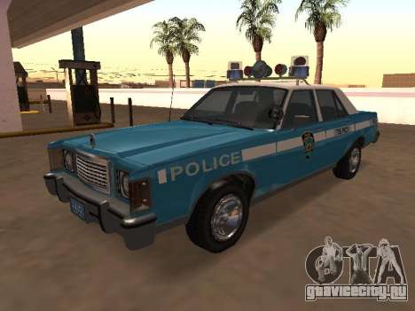 Ford Granada 1977 NYPD (Marbella GTA IV) для GTA San Andreas