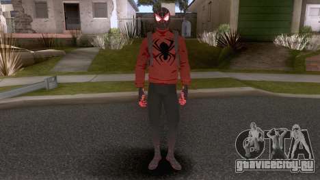 Spider-Man Miles Morales Bodega Cat Suit для GTA San Andreas