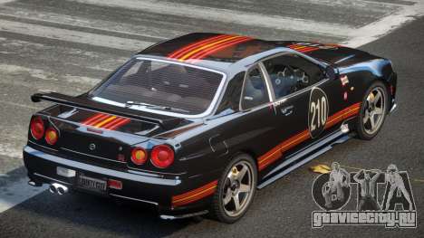 Nissan Skyline R34 GST Racing L2 для GTA 4