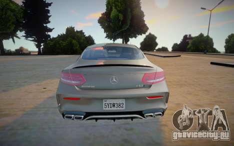 Mercedes Benz-AMG C63 S Coupe для GTA San Andreas