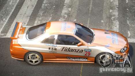 Nissan Skyline R34 GST Racing L5 для GTA 4