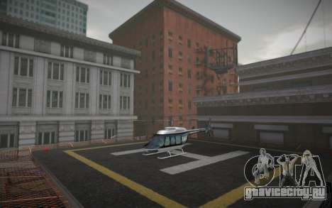 Исправление вертолета в полицейском участке для GTA San Andreas