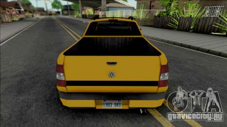 Volkswagen Saveiro G5 Yellow для GTA San Andreas