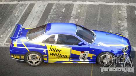 Nissan Skyline R34 GST Racing L7 для GTA 4