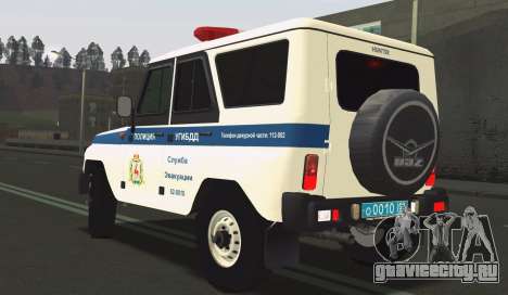 УАЗ Hunter ДПС служба эвакуации для GTA San Andreas