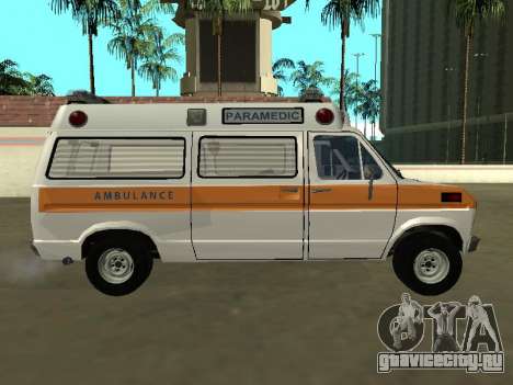 Ford Econoline E-250 1986 ambulance для GTA San Andreas