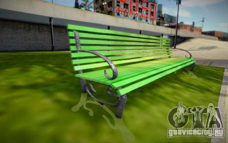 Park bench для GTA San Andreas