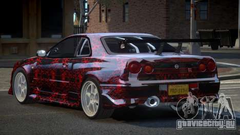 Nissan Skyline R34 GT-R PSI PJ5 для GTA 4