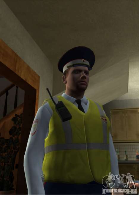 Офицер ДПС в рубашке для GTA San Andreas