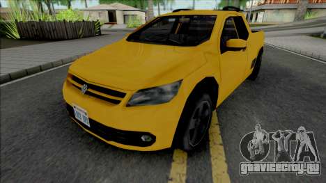 Volkswagen Saveiro G5 Yellow для GTA San Andreas