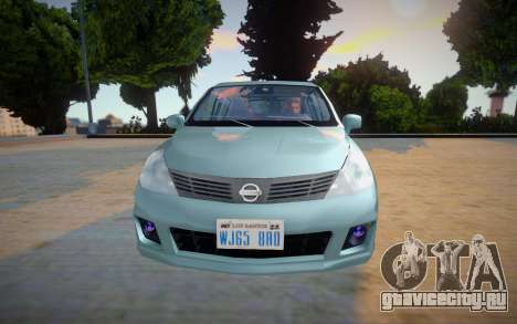 Nissan Tiida 2012 - Improved v2 для GTA San Andreas