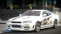 Nissan Skyline R34 GST Racing L3 для GTA 4