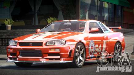 Nissan Skyline R34 GST Racing L9 для GTA 4