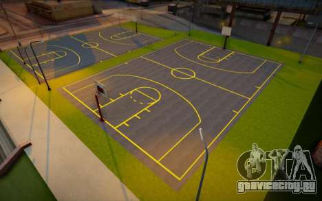 Обновлённая баскетбольная площадка для GTA San Andreas