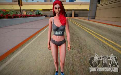 Lana top and panties from The Sims 4 для GTA San Andreas