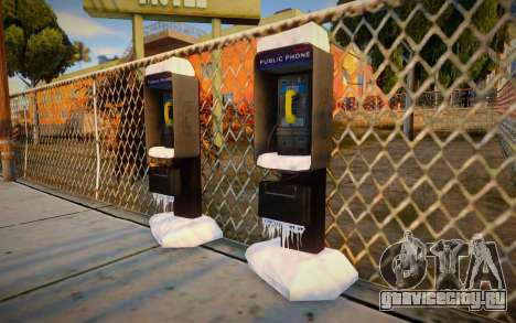 Winter Public Phone для GTA San Andreas