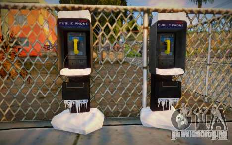 Winter Public Phone для GTA San Andreas