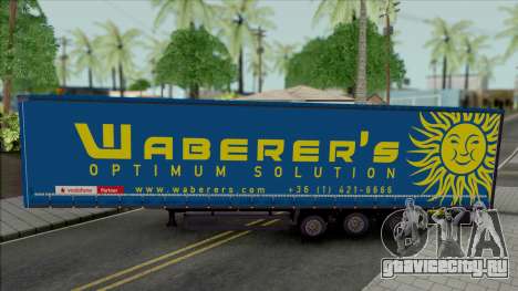 Trailer Waberers для GTA San Andreas