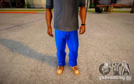 More Dark Blue Jeans For Cj And Grove Green Belt для GTA San Andreas