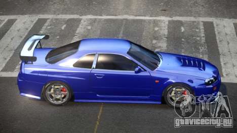 Nissan Skyline R34 BS U-Style для GTA 4