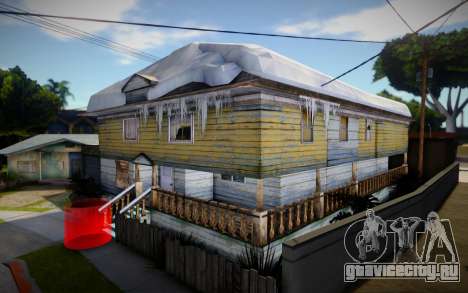 Winter CJ House для GTA San Andreas