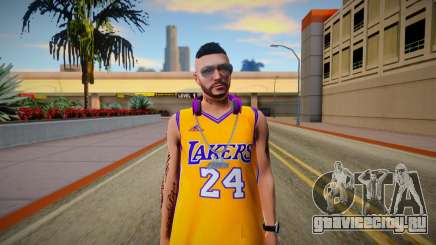 GTA Online Skin Ramdon N24 Male Los Angeles Lake для GTA San Andreas