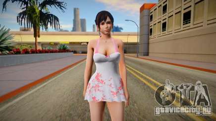 Kokoro White Flower Dress для GTA San Andreas