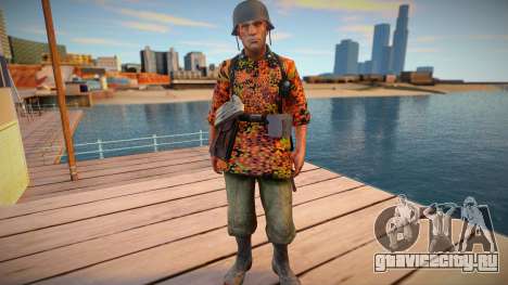 Waffen SS Soldat Camouflage для GTA San Andreas