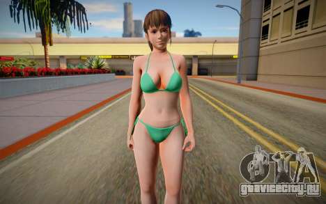 DOAXVV Hitomi Normal Bikini для GTA San Andreas