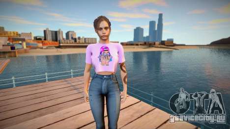 Claire Redfield Denim Jeans для GTA San Andreas