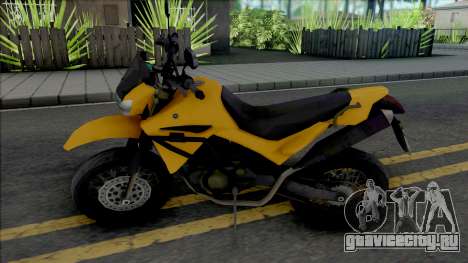 Yamaha XT660 Yellow для GTA San Andreas
