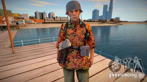 Waffen SS Soldat Camouflage для GTA San Andreas