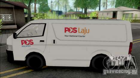 Toyota Hiace PosLaju Malaysian Van для GTA San Andreas