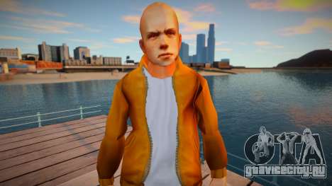 Beta Jimmy Hopkins - Orange Jacket для GTA San Andreas