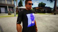 Travis Scott Black T-Shirt для GTA San Andreas