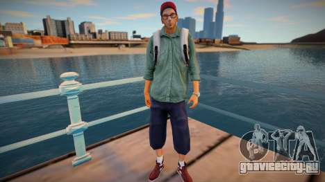 New Zero with a backpack для GTA San Andreas