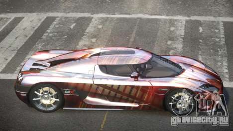 Koenigsegg CCX GST-R S5 для GTA 4