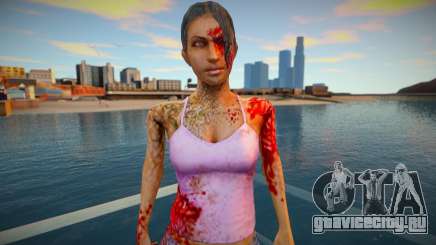 Девушка - зомби из игры Resident Evil для GTA San Andreas