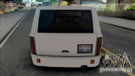 Moonbeam (Standard Van) для GTA San Andreas