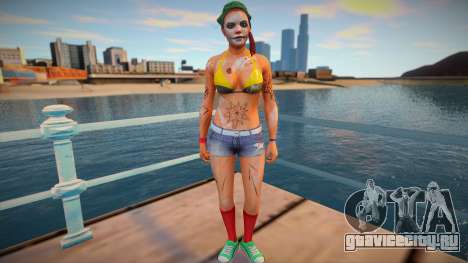 Juggalo Girl From GTA V skin для GTA San Andreas